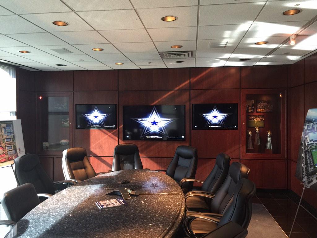 Audiencetech's tweet photo. Just finished upgrading a conference room at Valley Ranch. http://t.co/RMReGC3i5b