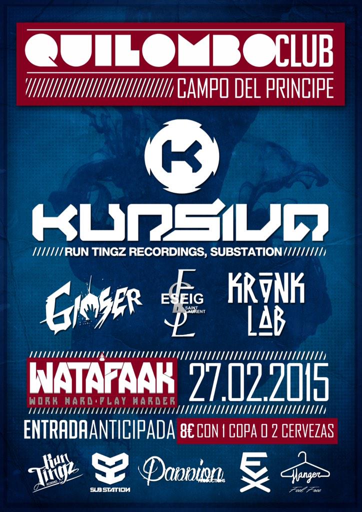 WataFaak's tweet photo. 27FEBRERO!! #WATAFAAK --> /////@kursiva_music //////@GIOSER_MUSIC /////@KRVNK_LAB ///////@EseigLaurent  /////// http://t.co/ZjBIv0KHm3
