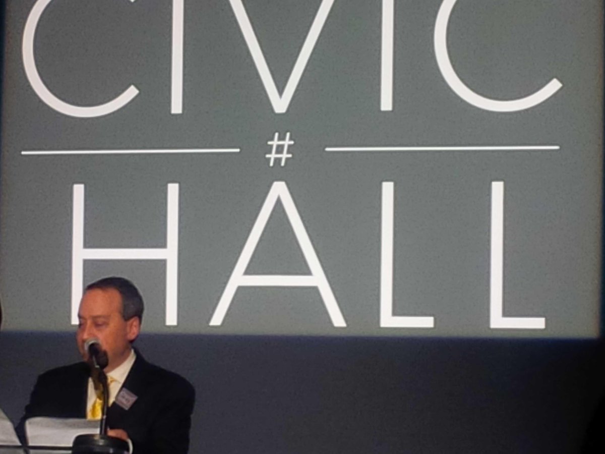 mayawiley's tweet photo. Micah Syfry, a co-founder of #CivicHall intros Zephyr Teachout on future of #internetpolitics. http://t.co/ecdlkovlyI