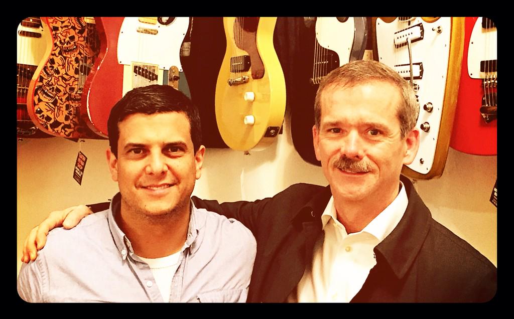 ShyboyTex's tweet photo. "Ground control to Major Tom"
#Canadian #Astronaut Chris Hadfield docked five #guitars for repairs @Cmdr_Hadfield http://t.co/SMZIqYbNP0