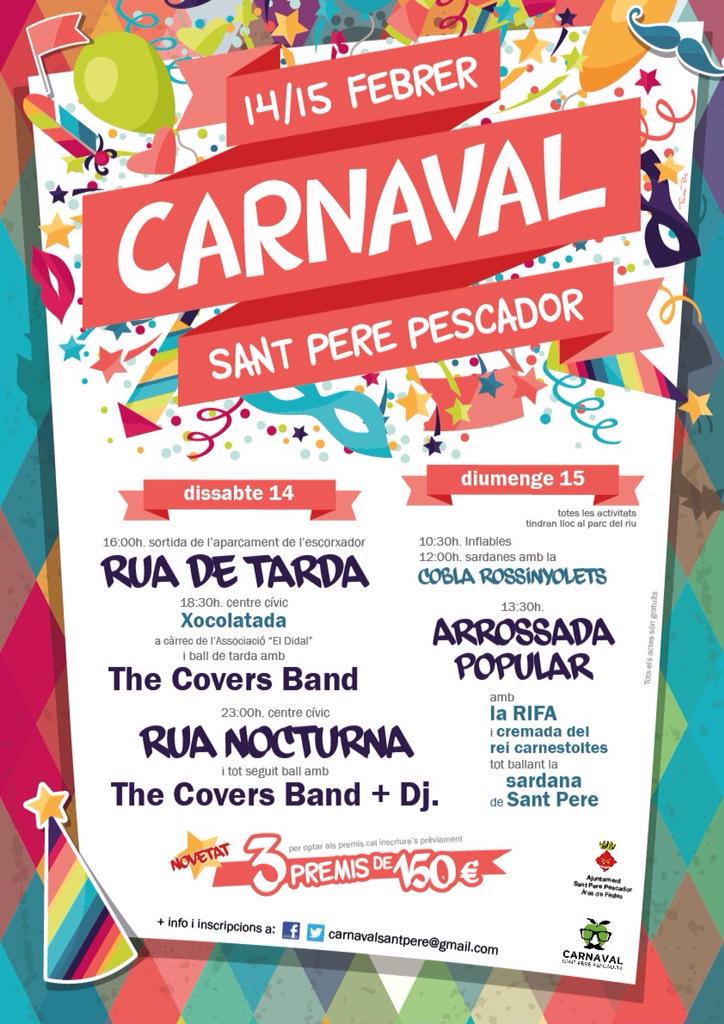 Carnav_SantPere's tweet image. @espolla ens fas un RT per difondre el cartell d'aquest any? Gràcies