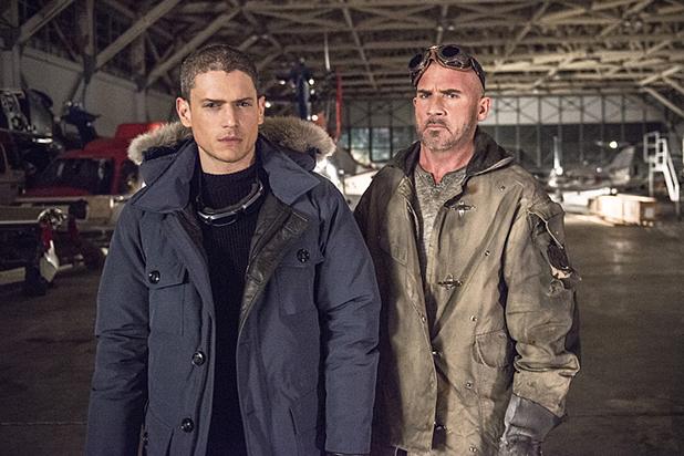 TheWrap's tweet photo. "Flash" Villains Dominic Purcell and Wentworth Miller Tease Tonight's 'Prison Break' Reunion. http://t.co/gdQE1Ffhr3 http://t.co/F3ld0urmXx