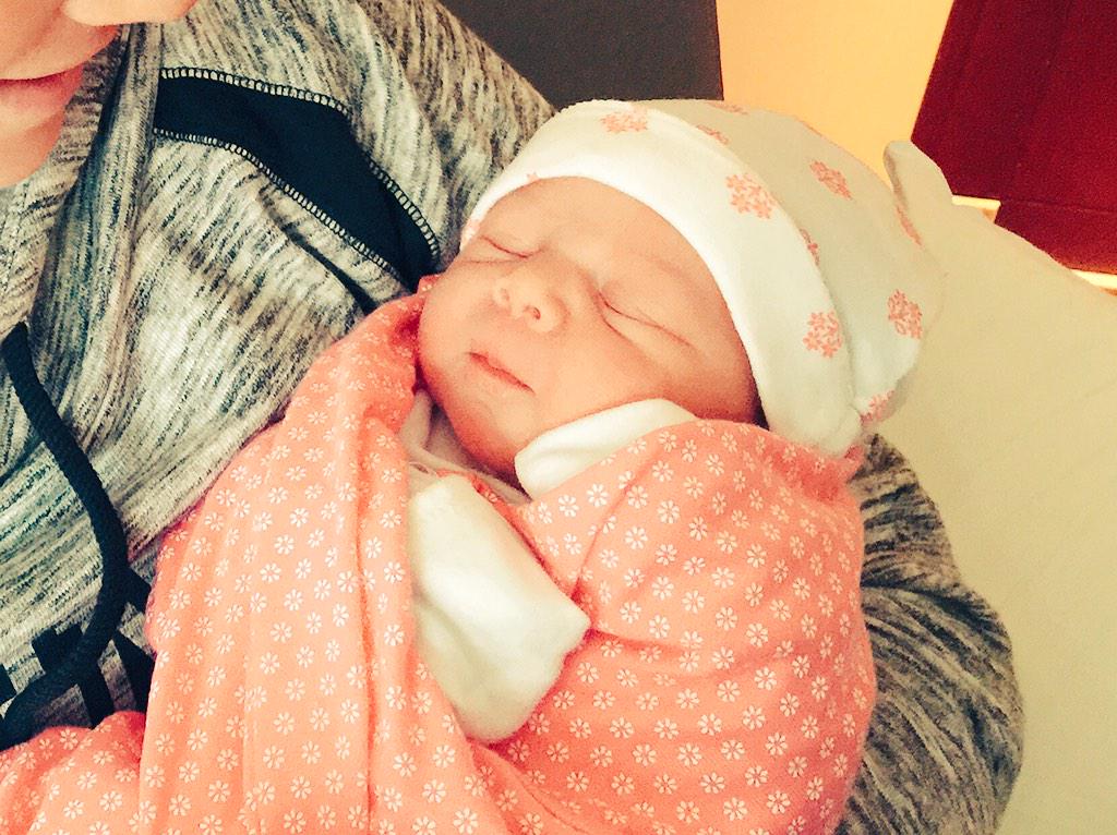 CHSRamsSoftball's tweet photo. She hasn't gotten her Cheshire gear yet but trust me...it's coming. #RamPride #BornARam #Family http://t.co/ybqVuJVuG6