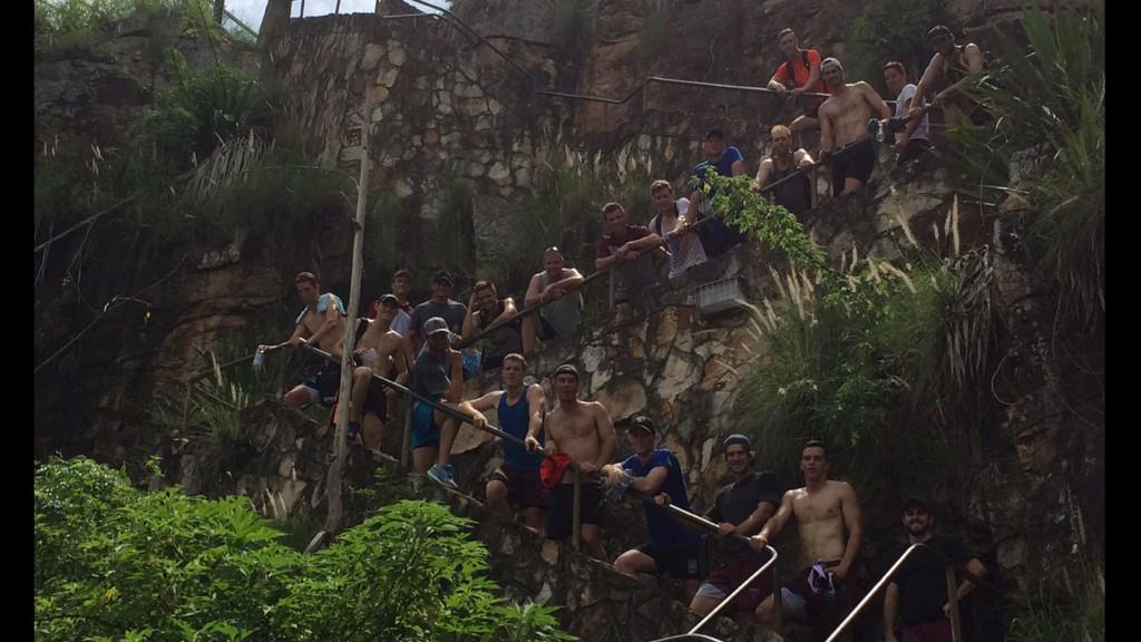 sgrprice's tweet image. @qldcricket Bulls enjoying some stairs. @lynny50 @ForrestPJ @joeburns62 @CaJBoyce @FlorosJason @mcdonaldrh @Gannon42