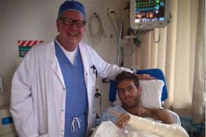 Del Potro volvió a ser operado de su muñeca. Iniciará la rehabilitación en 2 semanas. Más info bit.ly/1DZYAeu