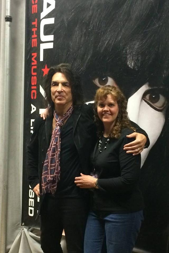 I\d love to post a concert photo of him..But I gotta post a picture of ME and him!! Happy Birthday Mr Paul Stanley!! 