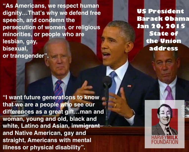 StuartMilk's tweet photo. #Hope "I’ve seen gay marriage go from a wedge issue used to drive us apart to a story of freedom" #POTUS Leadership! http://t.co/A4IwLUWg2U