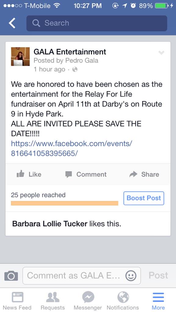 DJQueenJ's tweet photo. SAVE THE DATE: Relay For Life fundraiser @ Darby's on April 11th http://t.co/IWGyOsdSKz