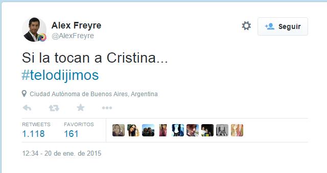 tuitskukas's tweet photo. Todavía no logré dilucidar si @AlexFreyre es más pelotudo que hijo de puta , o más hijo de puta que pelotudo. http://t.co/l8qOYW8M8G