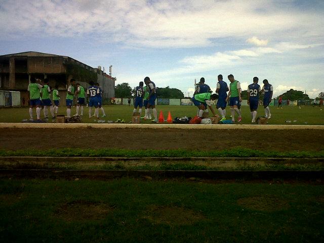 Suasana latihan pagi Tim Kebanggaan at Lap.Kodam
