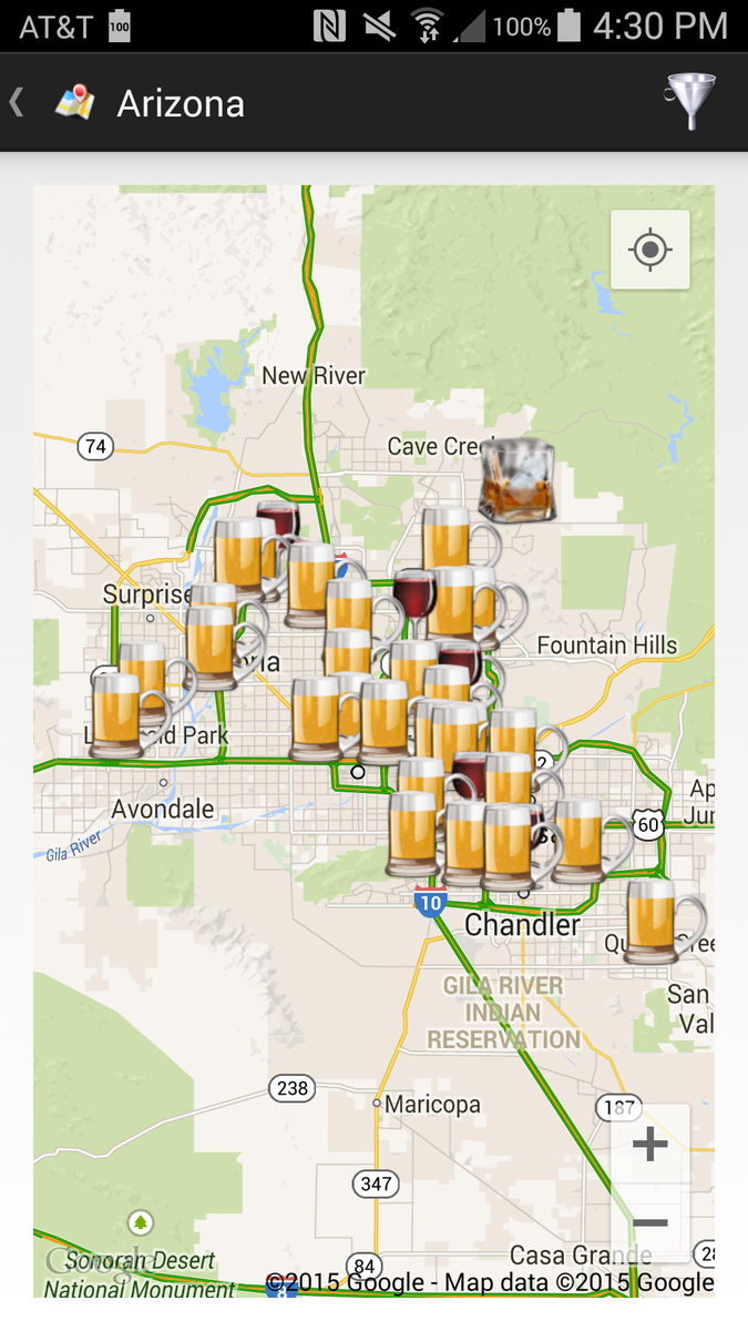 winecompass's tweet photo. Plenty of local #wine #beer in #Phoenix for Super Bowl #azwine #azbeer #theCompassApp http://t.co/ElpUD5tcQK http://t.co/c1SY7dRk8W