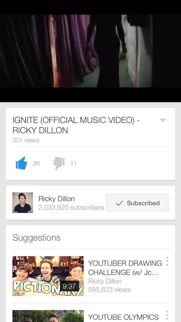 Sarahfoster178's tweet photo. Everybody go watch @RickyPDillon
New music video to ignite its amazing
http://t.co/QZi34Vpm5w
#WatchIgniteVideo http://t.co/pI4FZ9pPYS