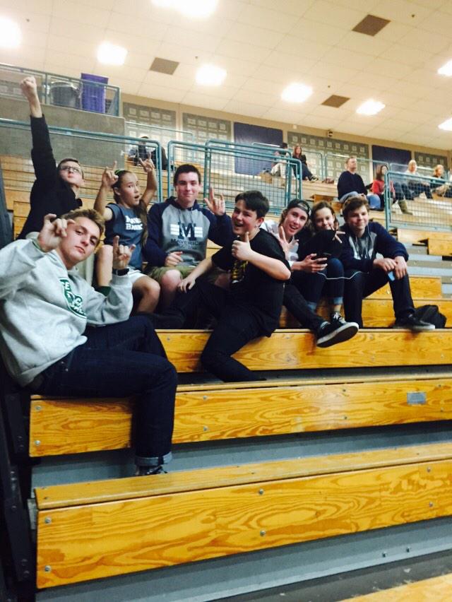 JustSomeAvgGuy's tweet photo. Scenes from tonight's JV Boys BBall against Sage Creek. Loving the spirited student section tonight! #LCCHoops #LCCHS http://t.co/g95eOoG0KR