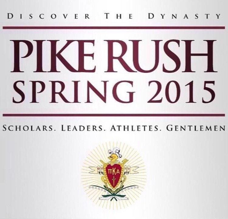 WKUPikes's tweet photo. Spring Rush is quickly approaching and we're ready, are you? #RushPike http://t.co/wU3JjR9iWG