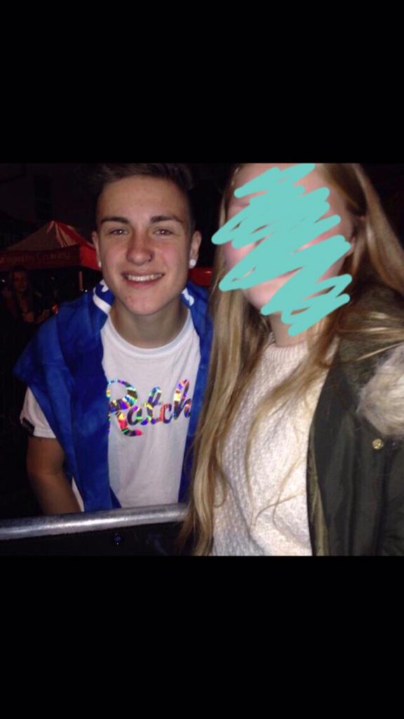  happy birthday Giles I love you p.s. I scribbled my face out because I looked horrible 