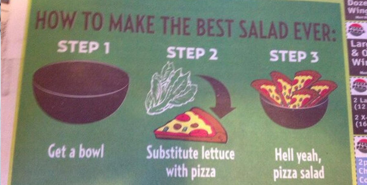 Aeropostale's tweet photo. how to make the best salad ever... http://t.co/X2ojqNaD37