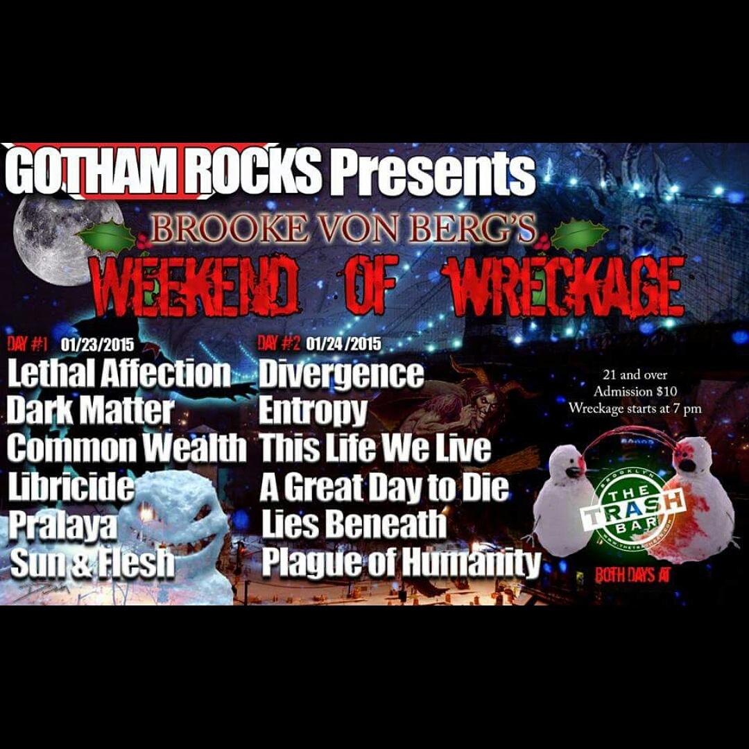 dharknis's tweet photo. This Friday and Saturday at Trash Bar. My band @liesbeneath is playing on the 24th. Hope I see you there. http://t.co/UNFloVGETO