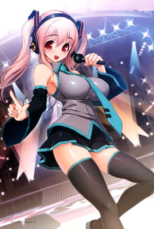 #Wallpaper Super Sonico Anime Vocaloid