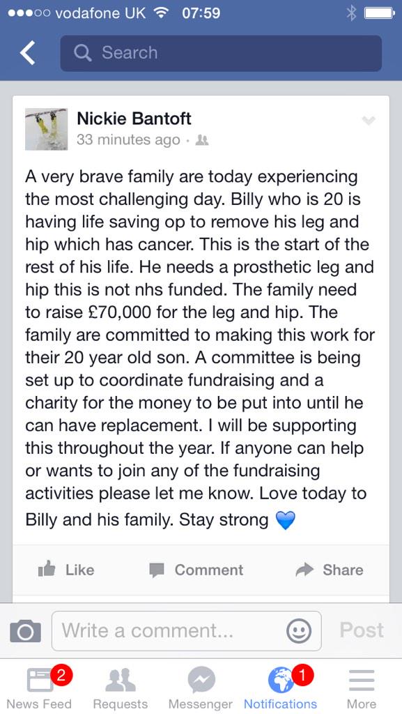NickieBantoft's tweet photo. Let's help this family 💙 http://t.co/5UEmAmeTnE