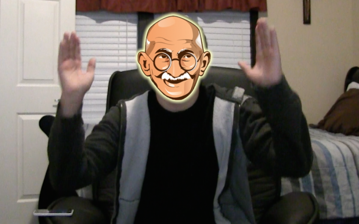 kacz's tweet photo. IT'S UP! #GandhiFaceReveal https://t.co/rLjMSdx1VG http://t.co/NxD5sqnJaC