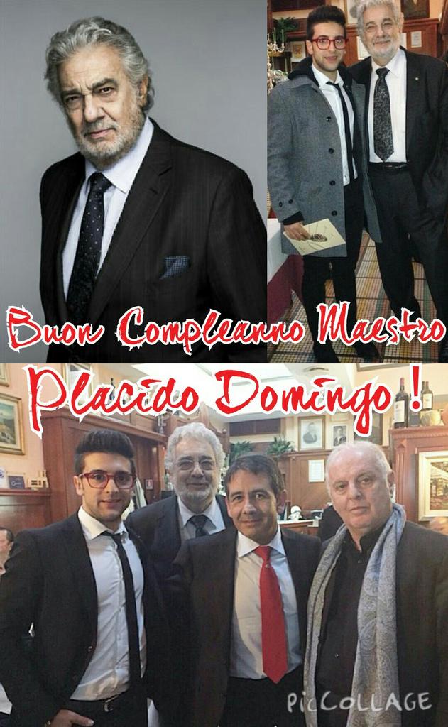 Happy Birthday Maestro Placido Domingo!! Thank You For Inspiring Our Boys To Love Music Like You Do! 