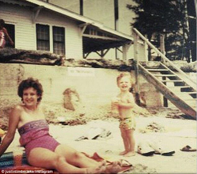 Justin Timberlake wishes his mom a Happy Birthday with a throwback snap. 