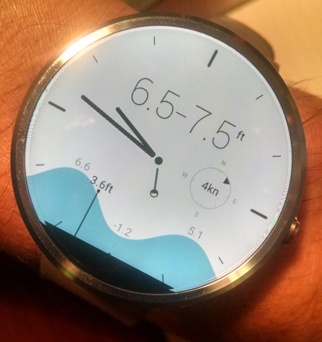Stokemaster's tweet image. Finally got the @Surfline watch face going on my Moto 360. It is the coolest thing ever! I am so stoked right now!