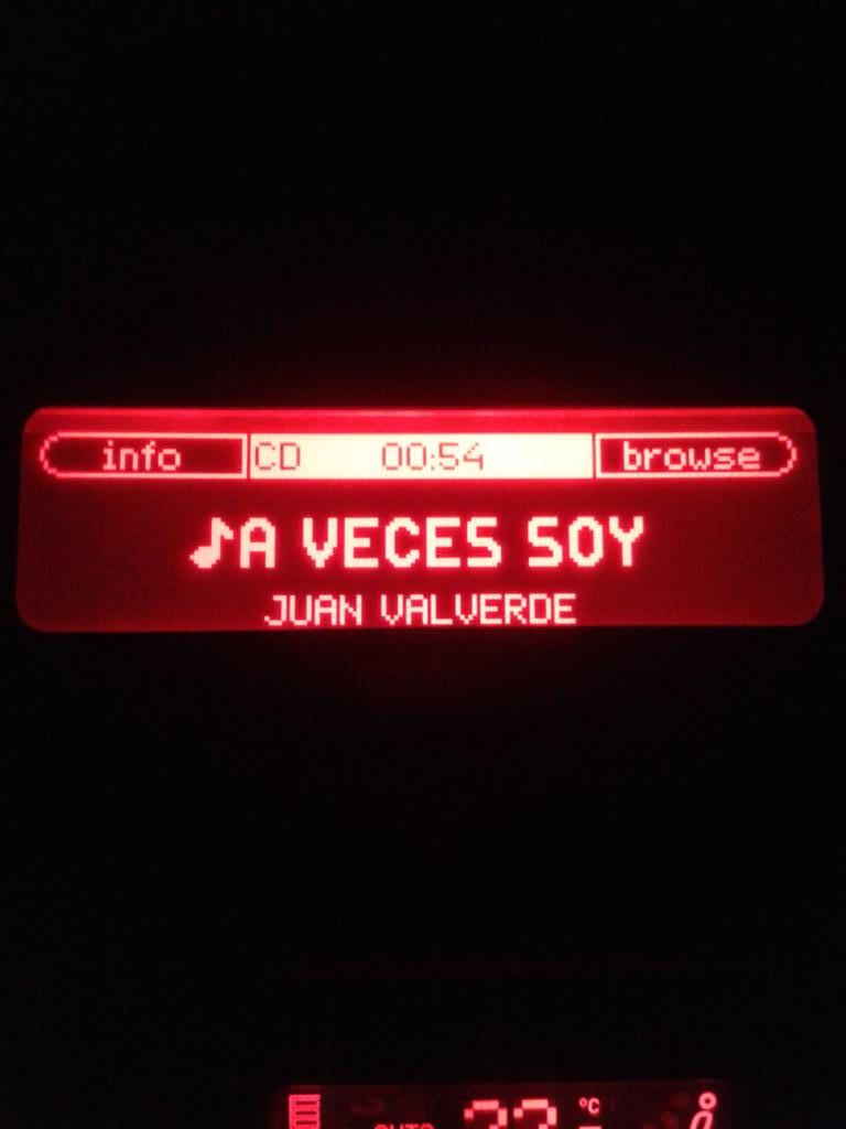 Empezando la mañana animada... gracias a la musica de el gran <a href="/JuanValverde_/">juanchi</a> .... a ver cuando nos vemos por murcia..