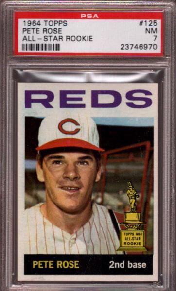 PSAcard's tweet photo. RT @maevro: 1964 @toppscards #PeteRose #All-StarRookie @PSACard @SHOWYOURHITS #MaevroCollection #RedsMLB #ShouldBeHOF http://t.co/PHqmqsjtnC