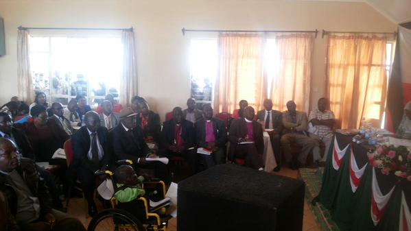 MurangaAssembly's tweet photo. Water is a God given resource.The Clergy follow #MurangaConsults proceedings  #MurangaNairobiwatertunnel @ncckkenya http://t.co/OU6BIOpoJX
