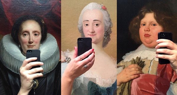 The_Big_Draw's tweet photo. The best #MuseumSelfie photos we've seen today http://t.co/ZQbozapYez
