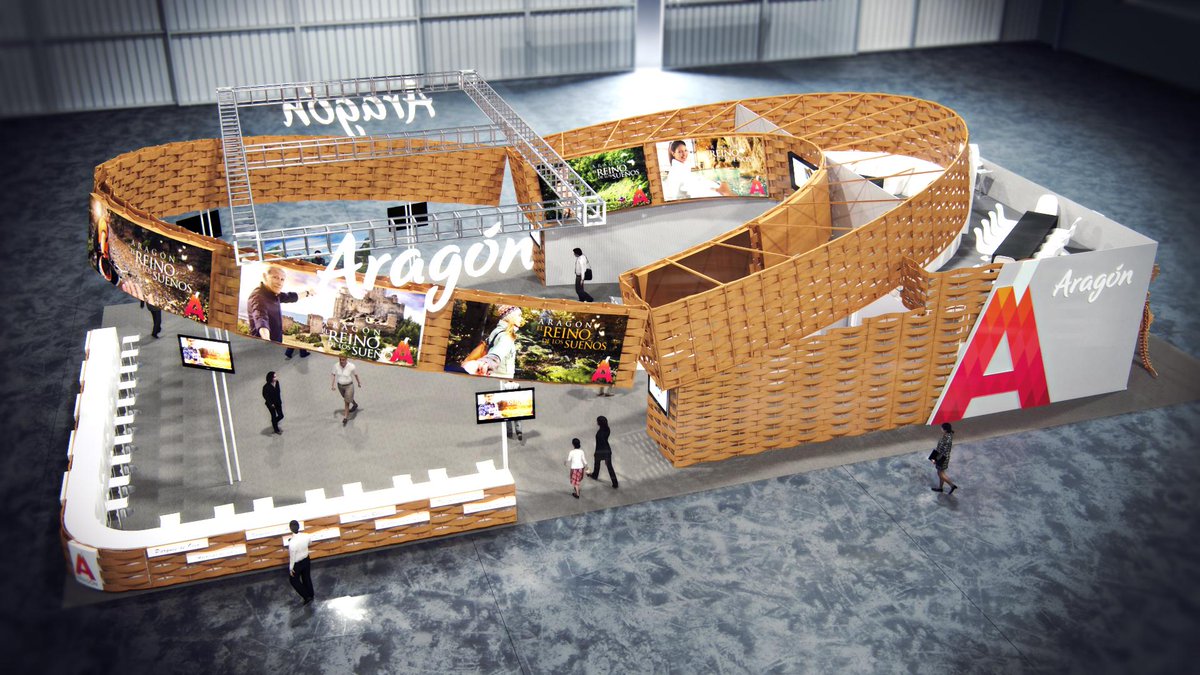 altoaragon's tweet photo. Una gran cesta de mimbres acogerá los valores del #Turismo en #Aragón en @feriafitur
http://t.co/GbDa6qSjB2 http://t.co/SrQAWzy9um