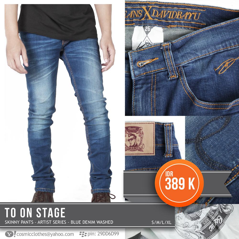 cosmicclothes's tweet photo. #COSMICARTISTSERIES "TO ON STAGE" | SKINNY PANTS | ARTIST SERIES| BLUE DENIM WASHED | LIMITED | @davidbayu http://t.co/BnLWNHzjGo