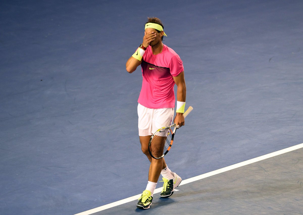 BBCSport's tweet photo. Rafael Nadal digs deep to avoid shock Australian Open exit
http://t.co/mKRQF6jhGQ http://t.co/79CKVp0ZWy