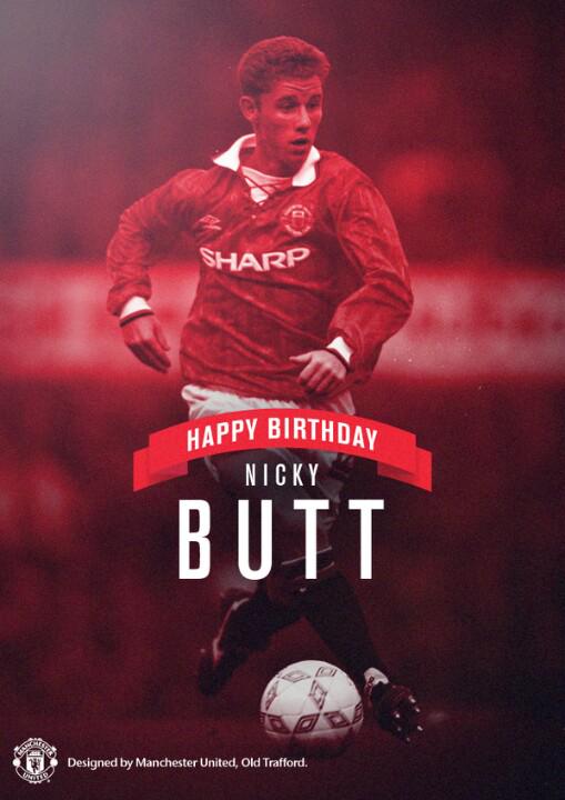 Happy Birthday Legend! Nicky Butt. 
