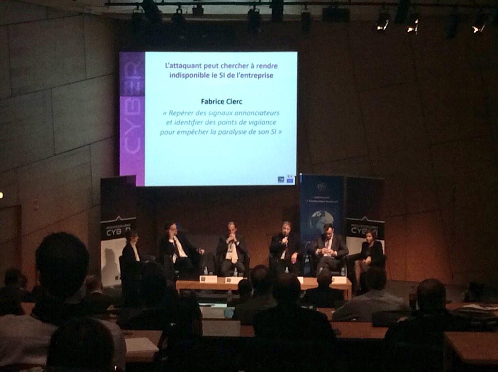 6cure's tweet photo. #FIC2015 Table ronde: adopter une vision d'attaquant pour protéger votre patrimoine @FabriceCLERC @LaMeito http://t.co/bAWRwEfwIC