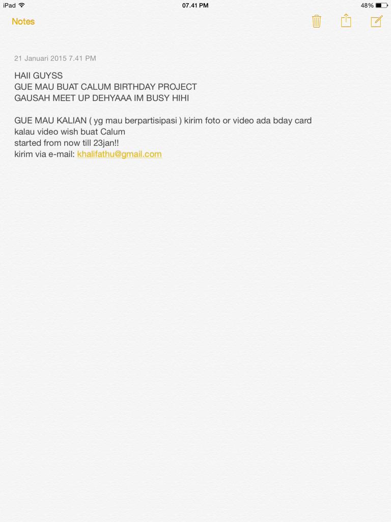 5SOSINDS's tweet photo. STOP SCROLL TERUS BACAAA!! http://t.co/lHbpWnRrX0