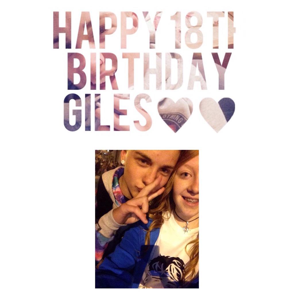 HAPPY BIRTHDAY HAVE AN ABSOLUTELY AMAZING DAY AND DONT GET TOO DRUNK  // LOVE YOU LOTS HAVE FUN    