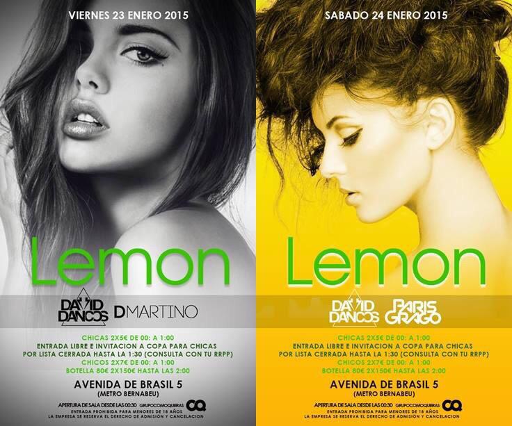ListasFonseca's tweet photo. 🍋LEMON🍋
(avd brasil n 5,metro santiago bernabeu)
 
Listas de Fonseca http://t.co/JLjwDdwIWs