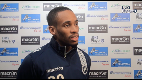 MillwallFC's tweet photo. VIDEO | @s_cummings89 was pleased to make his #Millwall debut in #MFCvITFC: http://t.co/UMCfrUaBtR http://t.co/k9zHXJcN0Q