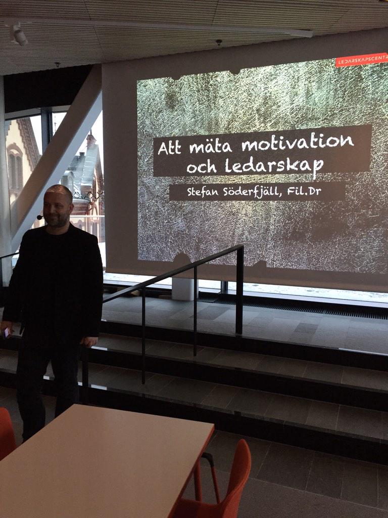 VDKA2014's tweet image. Ledarskapscentrums Stefan Söderfjäll om: Att mäta motivation och Ledarskap. #vdka