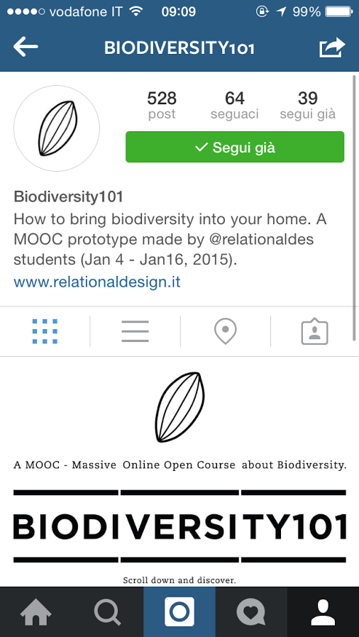 Biodiversity101's tweet photo. Our MOOC prototype is finally ready on the @instagram account @Biodiversity101! Have fun with #biodiversity! http://t.co/0nxuEK7FMq