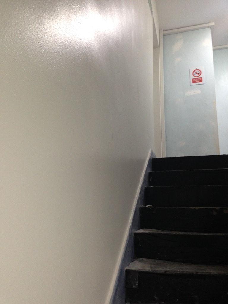 wallfinishes's tweet image. Communal #painting for @FTFinleyLtd @citywesthousing using #timonox by @crownpaints to 8 no blocks. #RETWEEET#follow