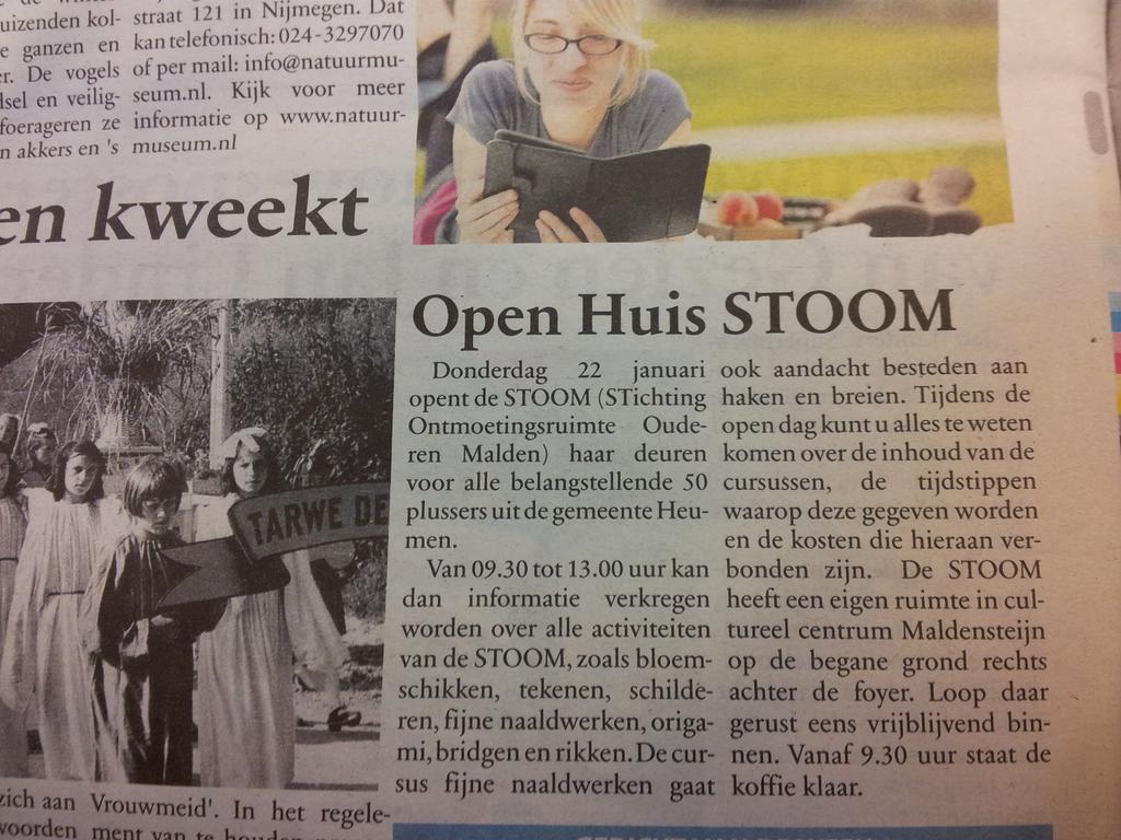Morgen doen we een ludieke yogadans bij open dag #BijzonderWerk en #Stoom in #Malden