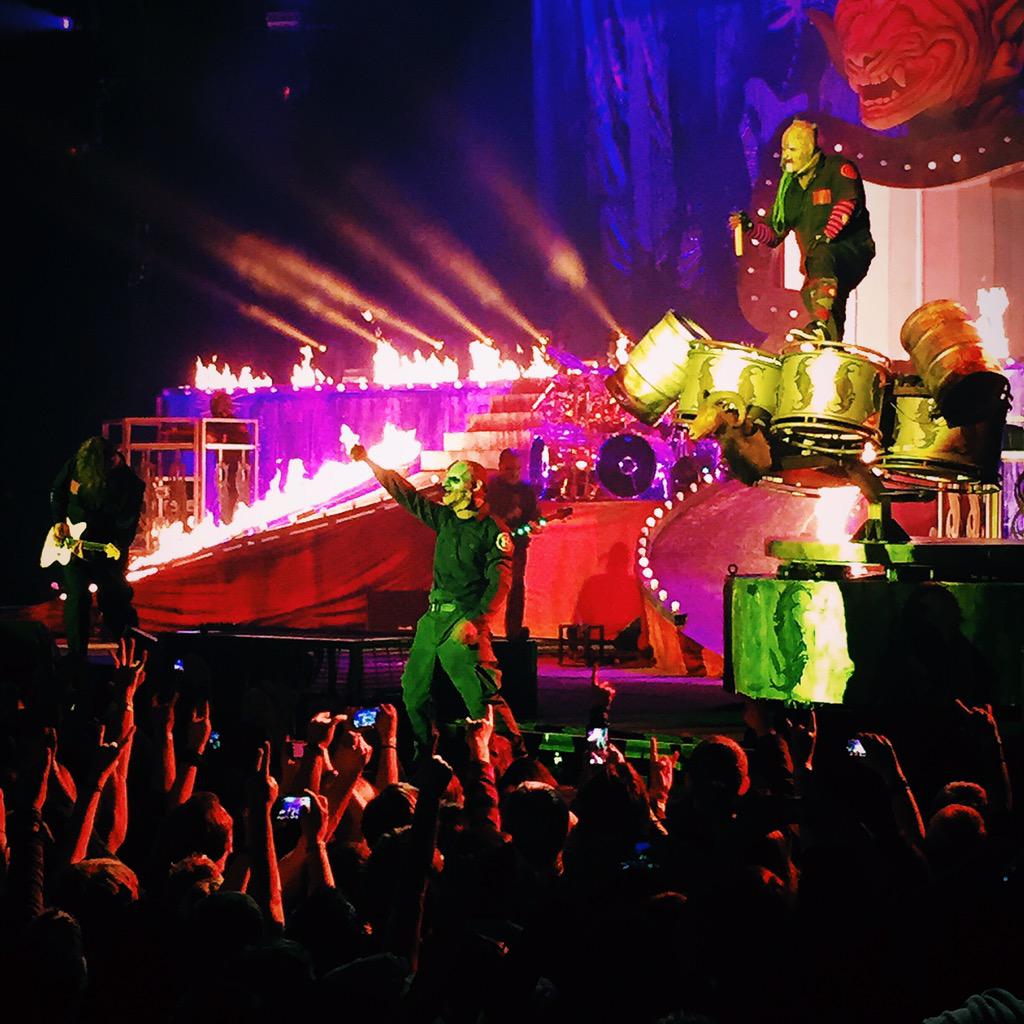 Roadrunner_UK's tweet photo. Our brains haven't recovered yet from @slipknot in Manchester last night? Who is still buzzing from that show?! http://t.co/ikBdCCv07E