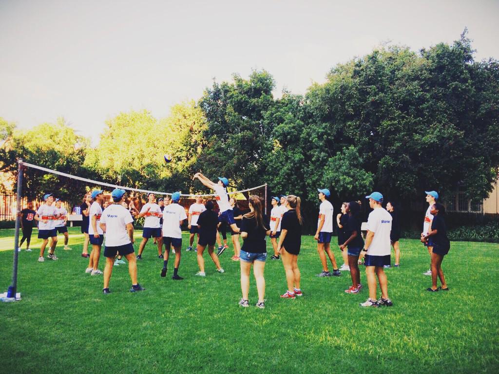 MagrietjieRES's tweet photo. The Spikkels & Peppies enjoying some volleyball yesterday. #RagPartners #Magtorro #Spikkels #Peppies http://t.co/PAb5NsllBT