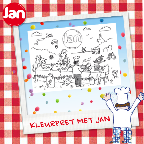 Download JAN z'n Kleurplaat hier: janpannenkoeken.nl/files/kleurpla…