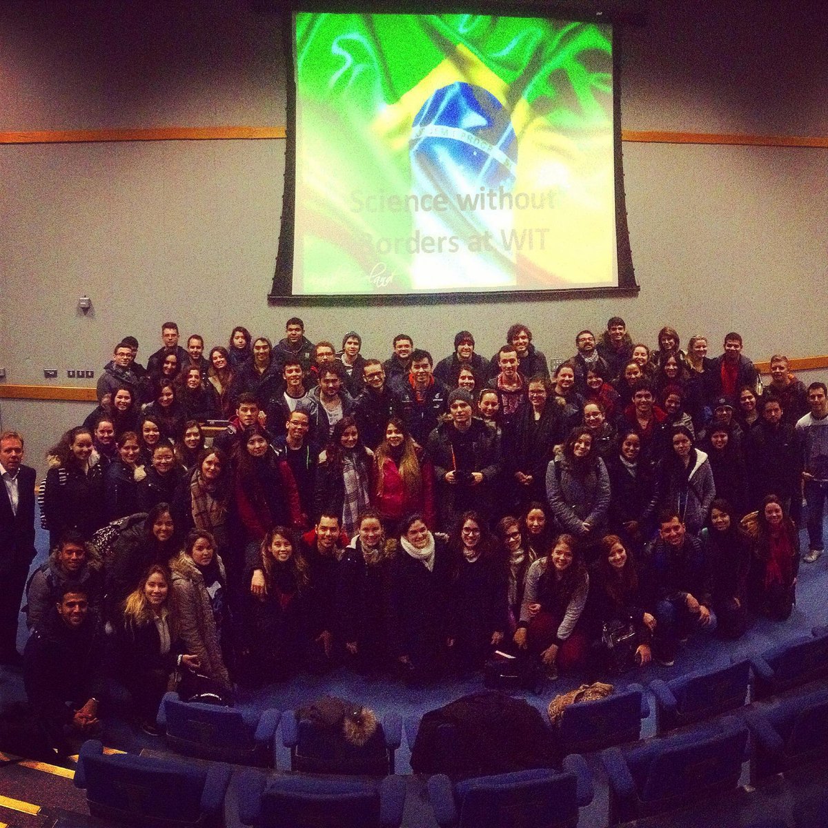 Not even half of the current Brazil students studying at WIT. #Brazil #CSF #WIT #Waterford