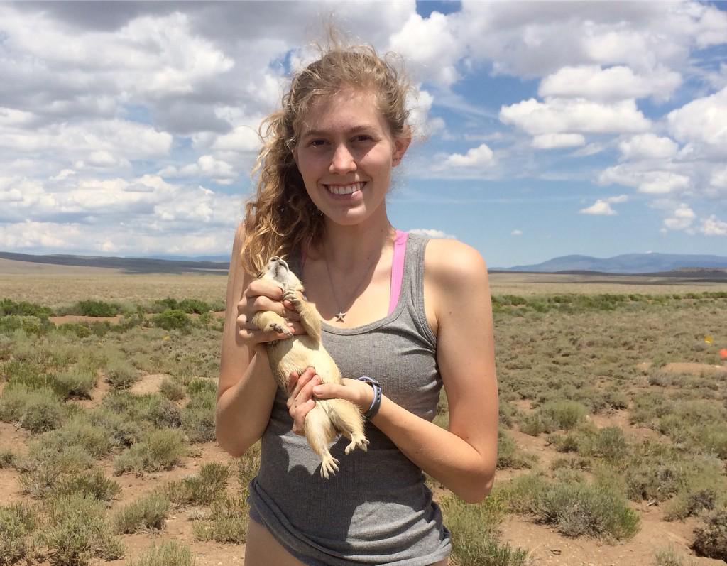 LeahSamsonESF's tweet photo. I'm Leah and I am passionate about wildlife management. This is me this summer researching the #UTPD in Utah! #nifkin http://t.co/pngSKrJWIR