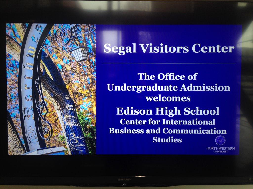 ehscibacs's tweet photo. CIBACS welcomed by Northwestern University #CIBACS2015 @EdisonChargers http://t.co/on134EFDwR